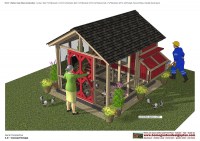 M114 - Chicken Coop Plans Construction - Chicken Coop Design - How To Build A Chicken Coop_02